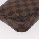 LOUIS VUITTON Damier Ebene Pochette Accessoires Pouch N41206 LV Auth 208443V-14