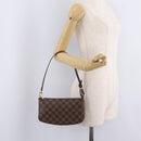 LOUIS VUITTON Damier Ebene Pochette Accessoires Pouch N41206 LV Auth 208443V-23