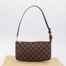 LOUIS VUITTON Damier Ebene Pochette Accessoires Pouch N41206 LV Auth 208443V-24