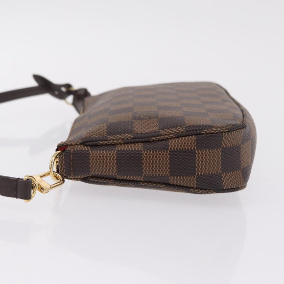 LOUIS VUITTON Damier Ebene Pochette Accessoires Pouch N41206 LV Auth 208443V