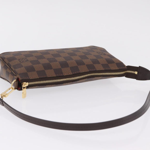 LOUIS VUITTON Damier Ebene Pochette Accessoires Pouch N41206 LV Auth 208443V