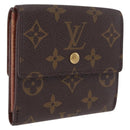 LOUIS VUITTON Monogram Portefeuille Elise Trifold Wallet M61654 LV Auth 208445-1