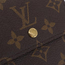 LOUIS VUITTON Monogram Portefeuille Elise Trifold Wallet M61654 LV Auth 208445-12