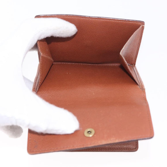 LOUIS VUITTON Monogram Portefeuille Elise Trifold Wallet M61654 LV Auth 208445