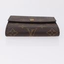 LOUIS VUITTON Monogram Portefeuille Elise Trifold Wallet M61654 LV Auth 208445-7