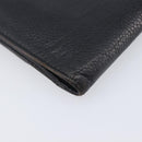 CHANEL Wallet Caviar Skin Black Gold CC Auth 208447-11