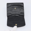 CHANEL Wallet Caviar Skin Black Gold CC Auth 208447-12