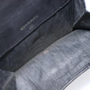 CHANEL Wallet Caviar Skin Black Gold CC Auth 208447-14