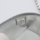 CHANEL Matelasse Chain Shoulder Vanity Pouch Caviar Skin 2way CC Auth 208451SAM-23