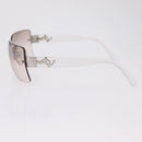 CHANEL Sunglasses metal Clear CC Auth 208452-7
