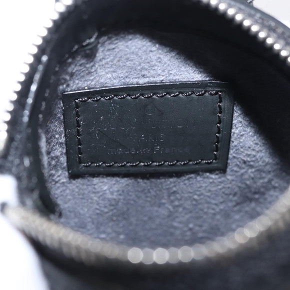 LOUIS VUITTON Epi Mini Lockit Charm Black LV Auth 208454M