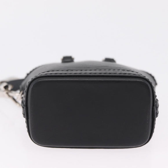 LOUIS VUITTON Epi Mini Lockit Charm Black LV Auth 208454M