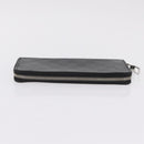 LOUIS VUITTON Damier Graphite Zippy Wallet Vertical N63095 LV Auth 208455-4