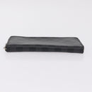 LOUIS VUITTON Damier Graphite Zippy Wallet Vertical N63095 LV Auth 208455-5