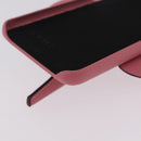 LOEWE Cell Phone Case Leather iPhone 13 Pro MAX Pink Auth 208460M-11