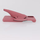 LOEWE Cell Phone Case Leather iPhone 13 Pro MAX Pink Auth 208460M-4