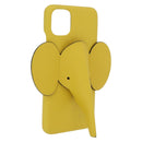 LOEWE Cell Phone Case Leather iPhone 13 Pro MAX Yellow Auth 208461M-1