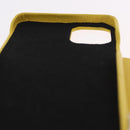 LOEWE Cell Phone Case Leather iPhone 13 Pro MAX Yellow Auth 208461M-15