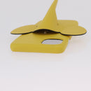 LOEWE Cell Phone Case Leather iPhone 13 Pro MAX Yellow Auth 208461M-6