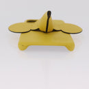 LOEWE Cell Phone Case Leather iPhone 13 Pro MAX Yellow Auth 208461M-7