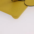 LOEWE Cell Phone Case Leather iPhone 13 Pro MAX Yellow Auth 208461M-9