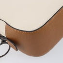 Coach Shoulder Bag Leather White Auth 208471A-11