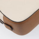 Coach Shoulder Bag Leather White Auth 208471A-13