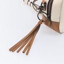 Coach Shoulder Bag Leather White Auth 208471A-15