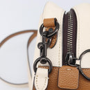 Coach Shoulder Bag Leather White Auth 208471A-16