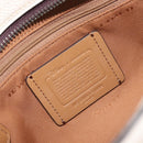 Coach Shoulder Bag Leather White Auth 208471A-19