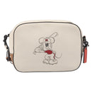 Coach Shoulder Bag Leather White Auth 208471A-2