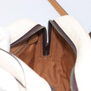 Coach Shoulder Bag Leather White Auth 208471A-21