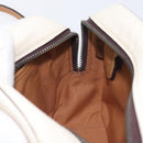Coach Shoulder Bag Leather White Auth 208471A-22