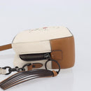 Coach Shoulder Bag Leather White Auth 208471A-5