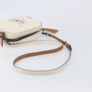 Coach Shoulder Bag Leather White Auth 208471A-7