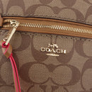 Coach Backpack Leather Beige Gold Auth 208472A-18