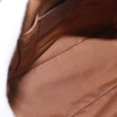 Coach Backpack Leather Beige Gold Auth 208472A-21