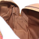 Coach Backpack Leather Beige Gold Auth 208472A-22
