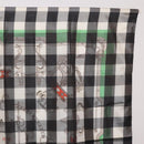 HERMES Scarf Silk Gray Auth 208474-4