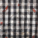 HERMES Scarf Silk Gray Auth 208474-6