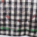 HERMES Scarf Silk Gray Auth 208474-9