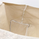 Goyard Herringbone Saint Louis PM Tote Bag PVC White Silver Auth 208478-16