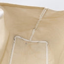 Goyard Herringbone Saint Louis PM Tote Bag PVC White Silver Auth 208478-17