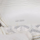 Goyard Herringbone Saint Louis PM Tote Bag PVC White Silver Auth 208478-21