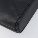 CELINE Shoulder Bag Leather Black Auth 208500A-10