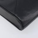 CELINE Shoulder Bag Leather Black Auth 208500A-11