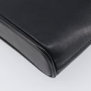CELINE Shoulder Bag Leather Black Auth 208500A-13