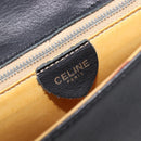 CELINE Shoulder Bag Leather Black Auth 208500A-17