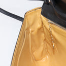 CELINE Shoulder Bag Leather Black Auth 208500A-21