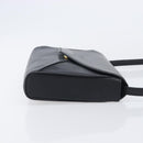 CELINE Shoulder Bag Leather Black Auth 208500A-4